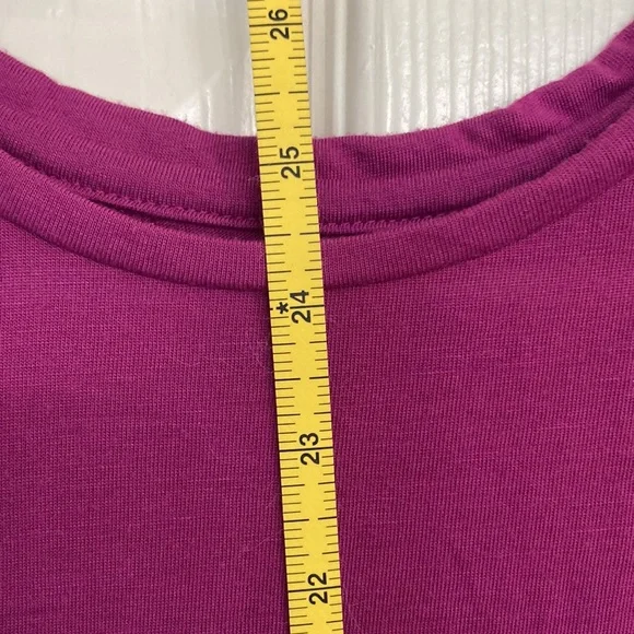 Athletic Works top short sleeves purple XXL 20 great condition 95poly/5rayon - Picture 9 of 10